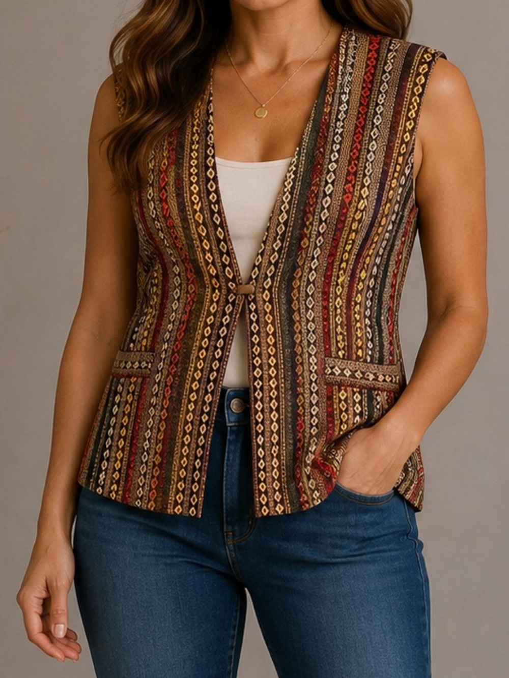 Vintage Ample Togs California Vest